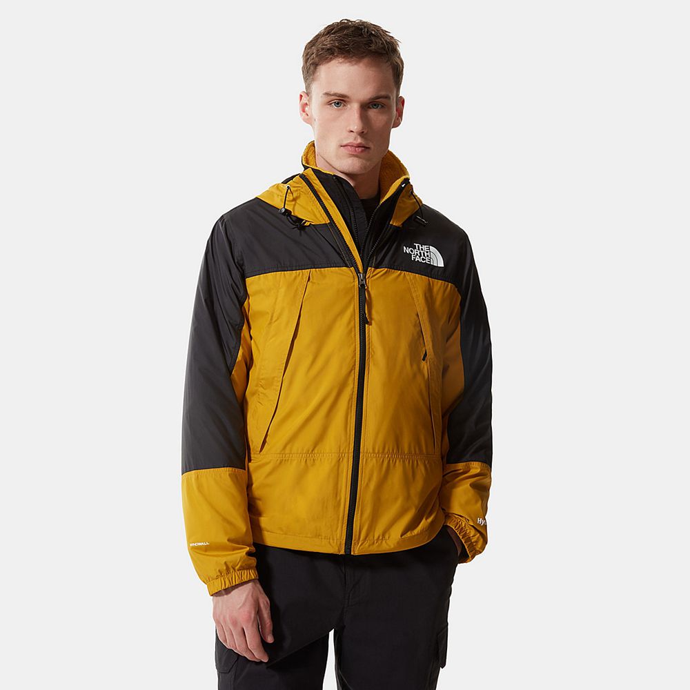 The North Face Windbreakers Mens Australia - The North Face Hydrenaline Yellow (OPV-319628)